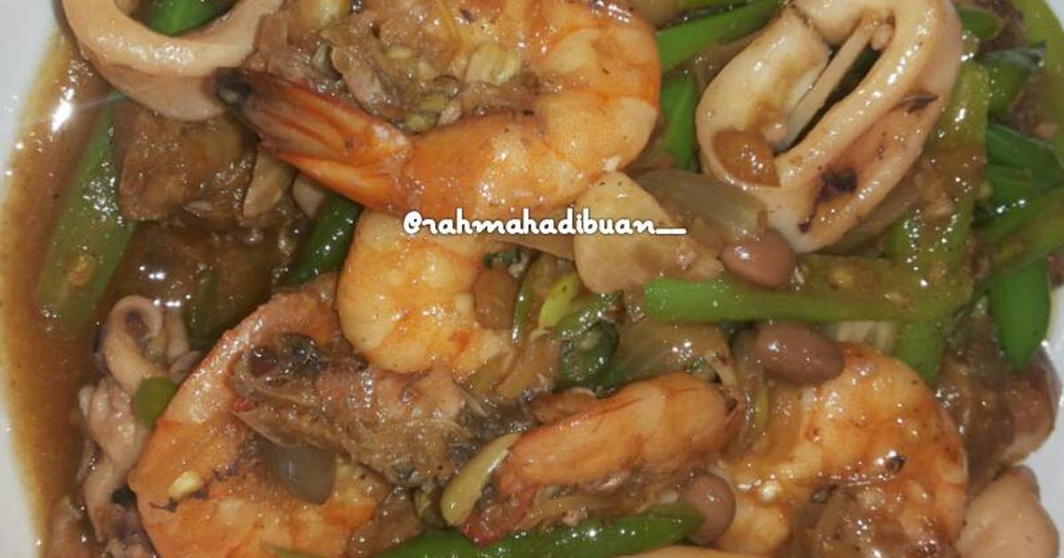 Resep Tauco Udang Mix Cumi Dan Sayur Oleh Rahma Hasibuan Cookpad