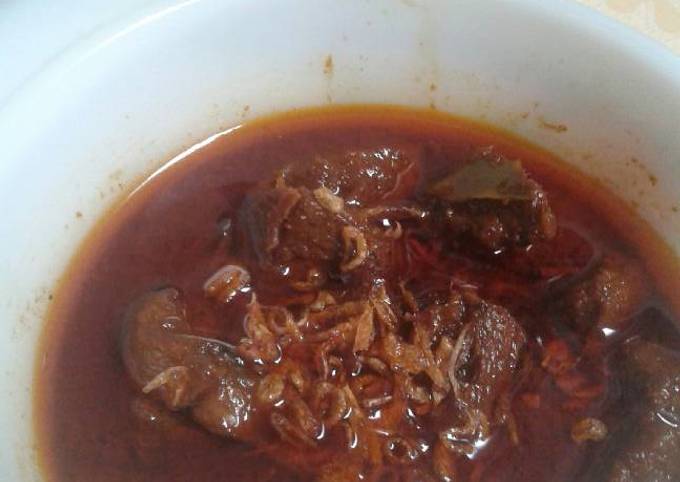 Ini dia! Resep bikin Rendang daging sapi  gurih