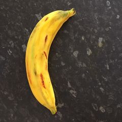 A picture of Banana shape cake.