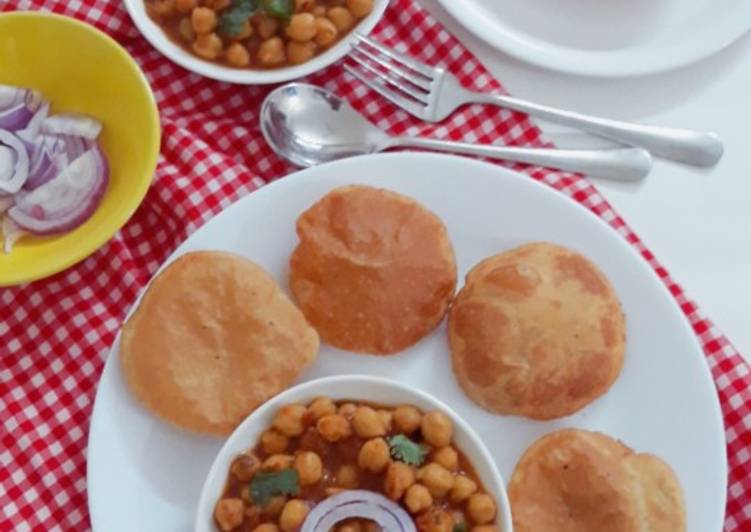Simple Way to Make Any-night-of-the-week Chole Bedmi Puri