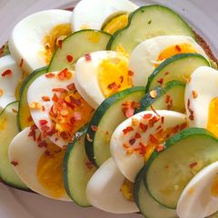 A picture of Fresh and Tangy Egg Toast.