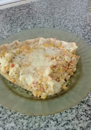 Una foto de Tarta de choclo y zapallitos
