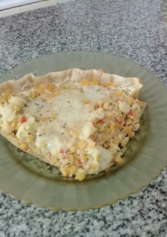 Una foto de Tarta de choclo y zapallitos
