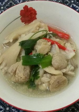 Foto resep Tumis jamur tiram&bakso