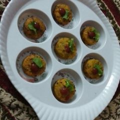 A picture of Potato rice balls.
