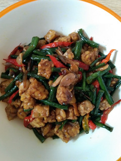 Foto resep Oseng Kacang Panjang Tempe