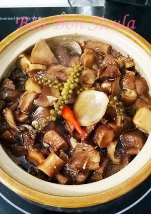 Hình của món Chân Nấm kho Nước Dừa (Món Chay).