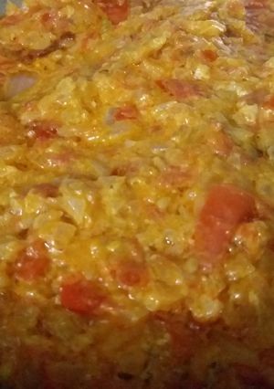 A picture of Creamy onion tomato veg.