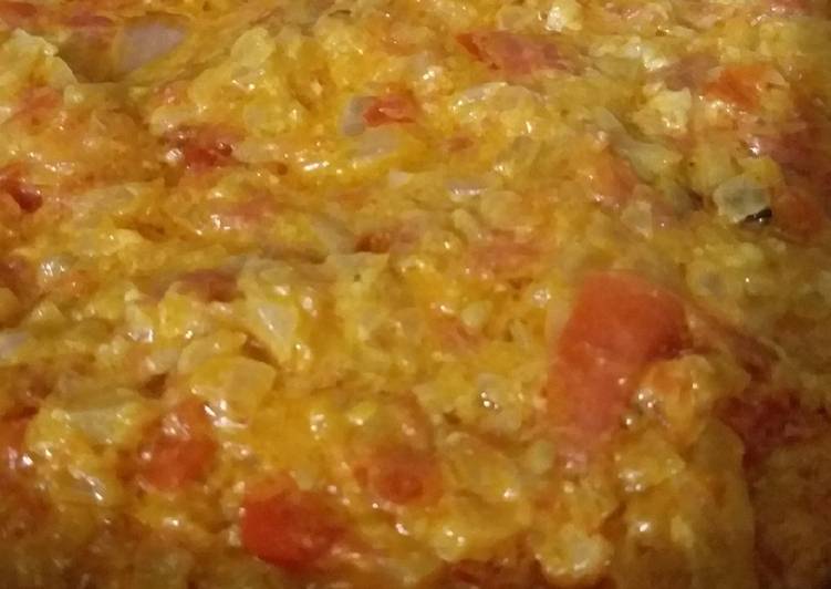 Simple Way to Make Award-winning Creamy onion tomato veg