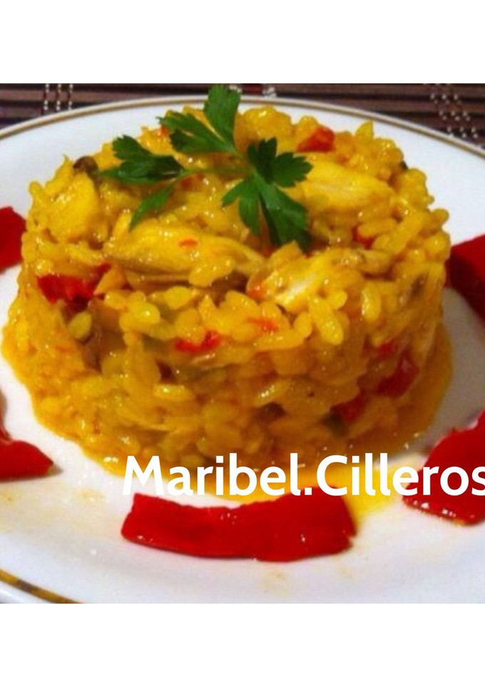 Una foto de Arroz con bacalao