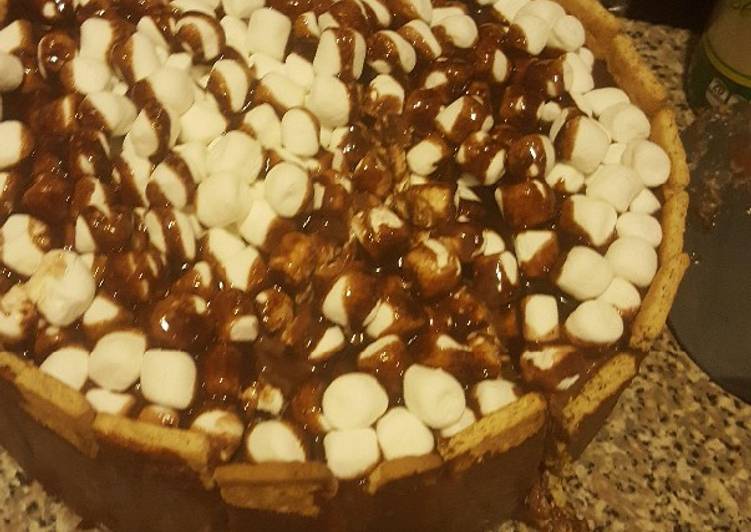 Recipe of Appetizing Smores cheesecake