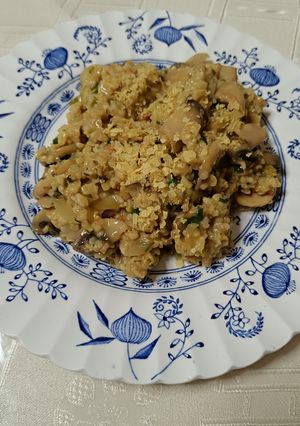 Φωτογραφία της συνταγής Porridge με μανιτάρια 🍄‍🟫🥘