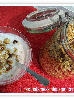Una foto de Granola casera