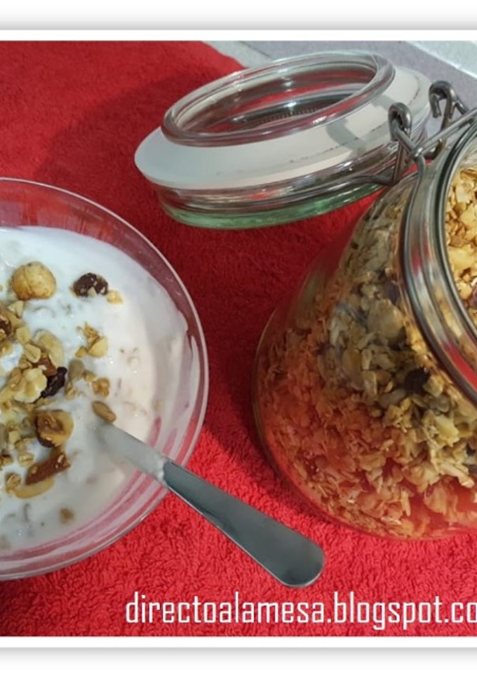 Una foto de Granola casera