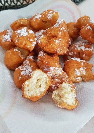 Foto resep Donat kampung tanpa ragi 5 menit jadi