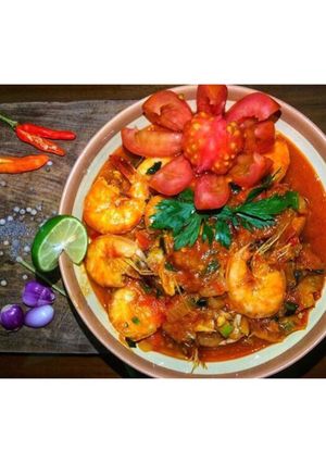 Foto resep Udang saos padang