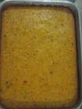 Torta de auyama tipo quesillo con chocolate