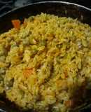 Arroz con vegetales