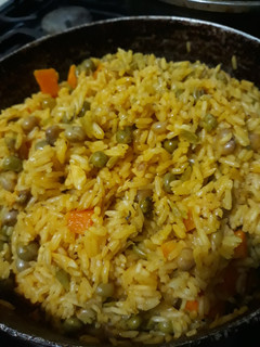 Una foto de Arroz con vegetales