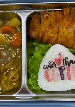 Foto resep Bekal sekolah chiken curry katsu