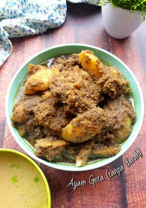 Foto resep Ayam Merah Masak Gota (tanpa darah)