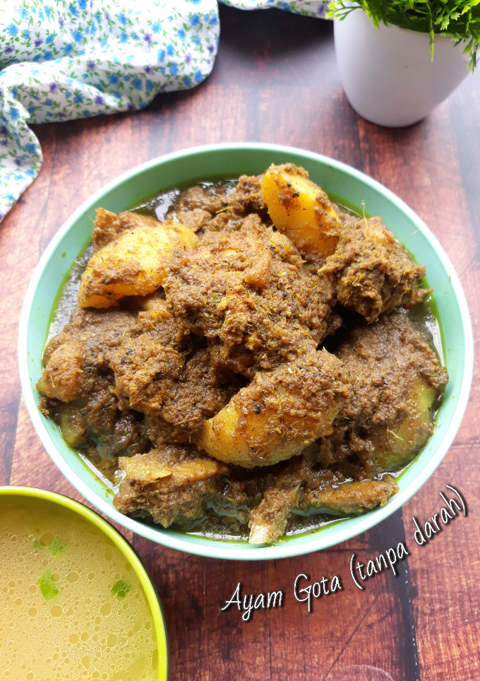 Foto resep Ayam Merah Masak Gota (tanpa darah)