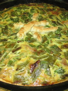 Una foto de Quiche de judías planas con tofu ahumado