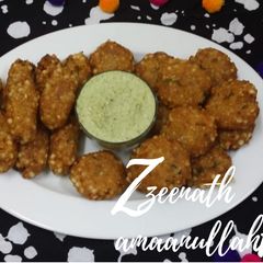 A picture of Sabudana Vadas and Croquettes.