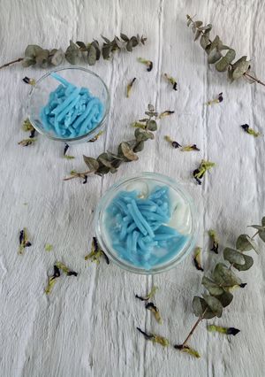 Foto resep Cendol Beras Bunga Telang