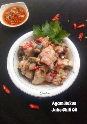 Foto resep Ayam Kukus Jahe Chili Oil