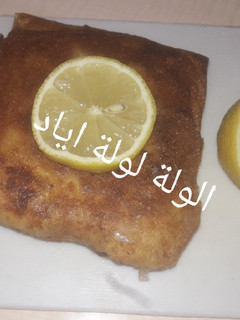صورة لوصفة عشا الحراير(البريك العنابي)