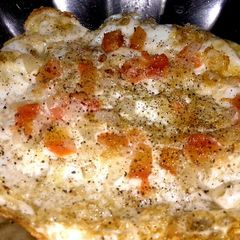 A picture of Yolkless fry Egg for heart patient.