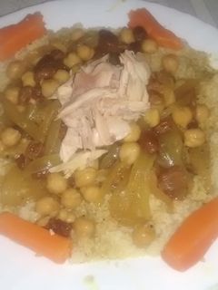 Una foto de Couscous marroquí