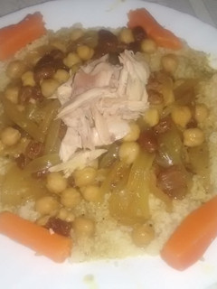 Una foto de Couscous marroquí