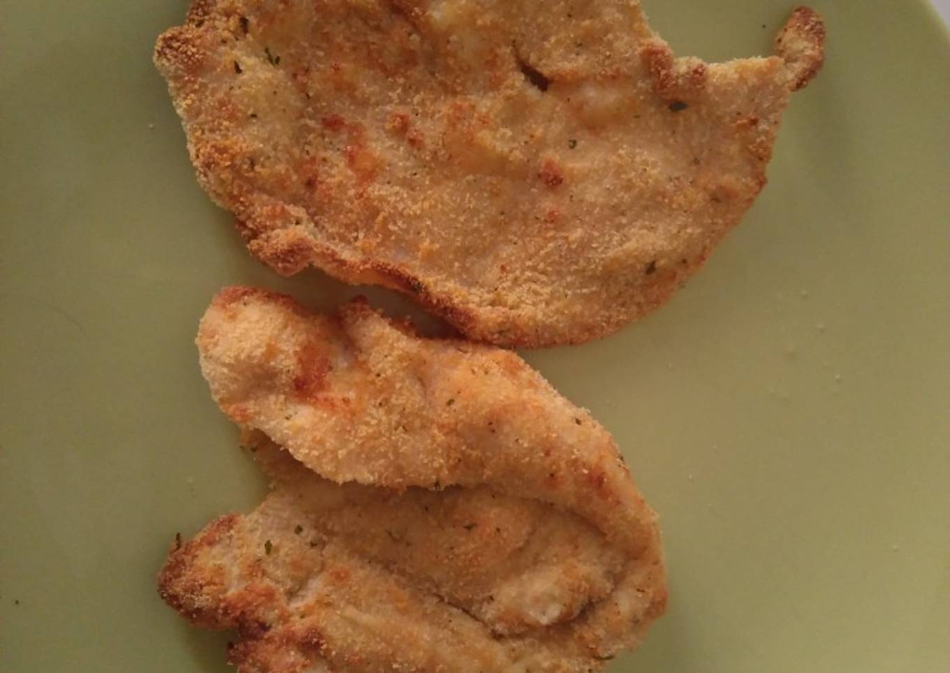 Pechugas empanadas en airfryer