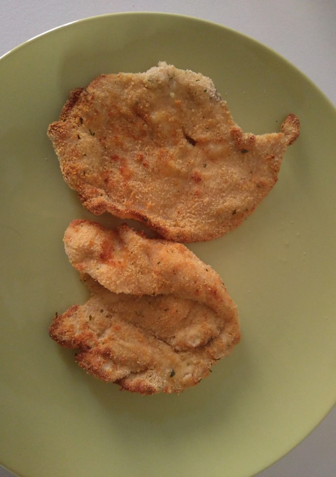 Una foto de Pechugas empanadas en airfryer