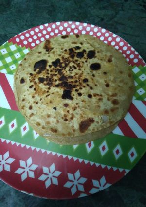 A picture of Paneer pratha.