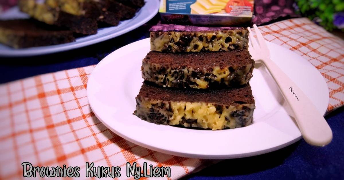 Resep Brownies kukus ny.liem 1/2 resep oleh Dapur ima👩‍🍳 Cookpad