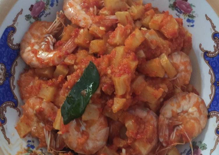 Cara Gampang Membuat Udang kentang balado Anti Gagal