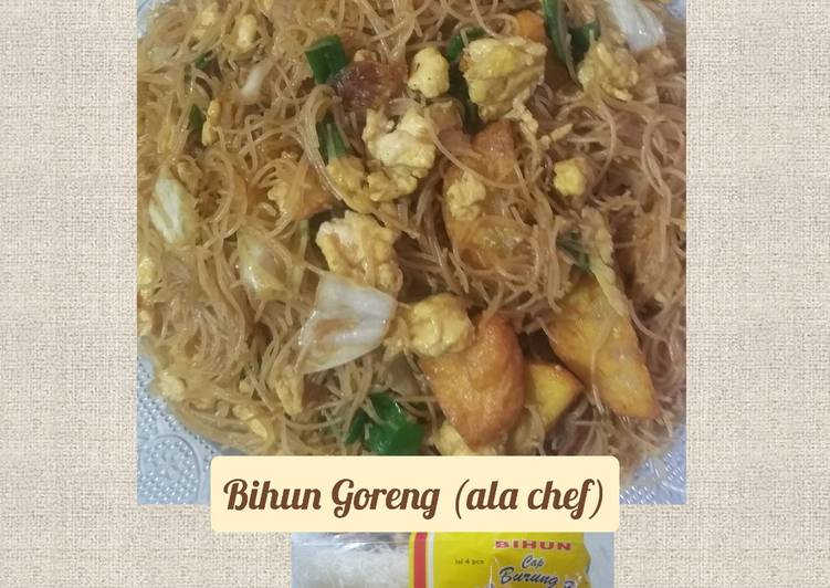 Bahan mengolah Bihun Goreng (ala chef) yang praktis