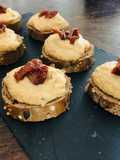 Whole Wheat Crostini with Hummus