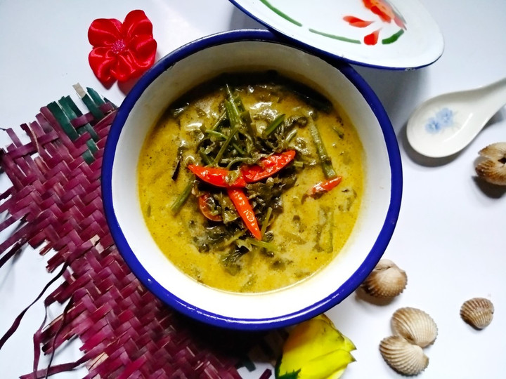 Yuk intip, Resep buat Sayur pakis(kelakai) kuah santan  spesial