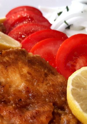 عکسی از دستور شنسل مرغ