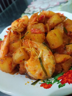 Foto resep Sambal goreng kentang udang