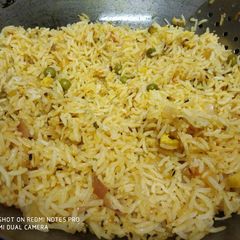 A picture of Besan Gatta Pulao.