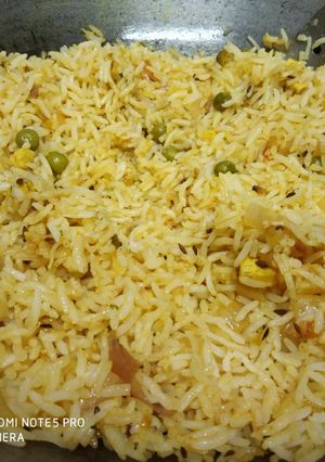 A picture of Besan Gatta Pulao.
