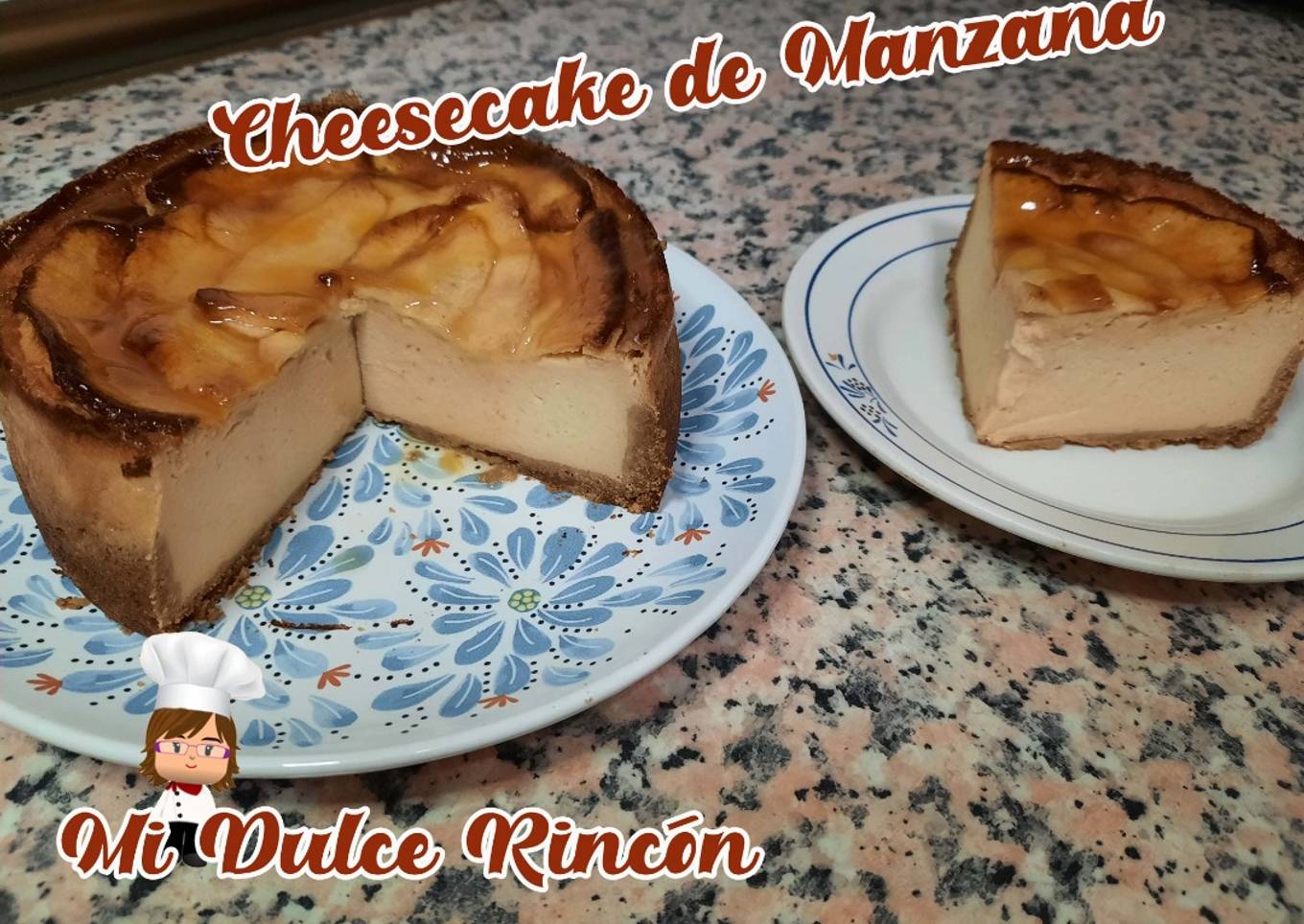 Cheesecake de manzana sin azúcar/saludable ¡¡La mejor!!