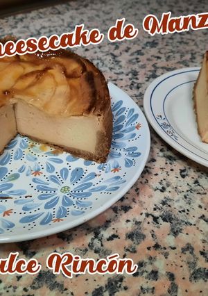 Una foto de Cheesecake de manzana sin azúcar/saludable ¡¡La mejor!!