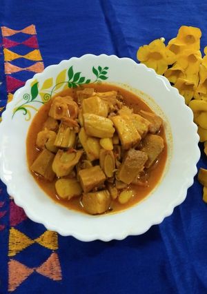 A picture of Raw Jackfruit Curry without onion and garlic.