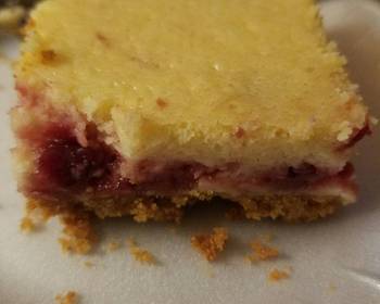 New Recipe Tart cherry cheese cake bars Delicious Steady